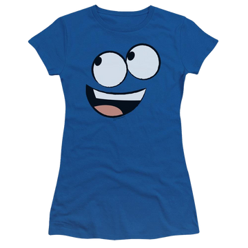 Royal juniors t-shirt with Foster's Home for Imaginary Friends Blue Face graphic