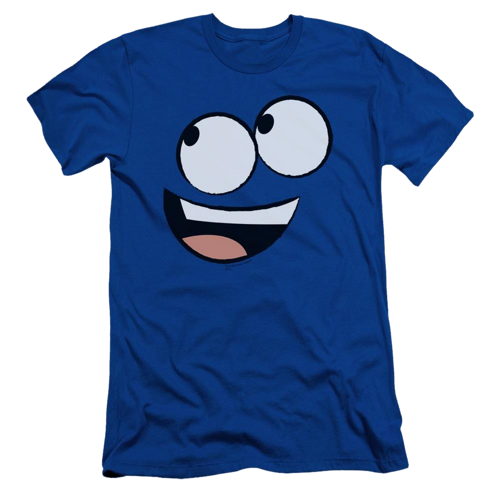 Foster's Home for Imaginary Friends Blue Face - Men's Slim Fit T-Shirt ...