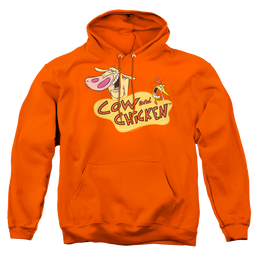 Cow & Chicken Logo - Pullover Hoodie Pullover Hoodie Cow and Chicken   
