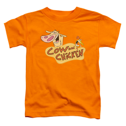 Cow & Chicken Logo - Toddler T-Shirt Toddler T-Shirt Cow and Chicken   