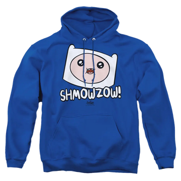 Royal pullover hoodie with Adventure Time Shmowzow graphic