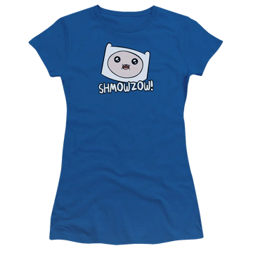 Royal juniors t-shirt with Adventure Time Shmowzow graphic