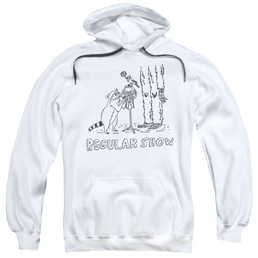 Regular Show Tattoo Art Pullover Hoodie Pullover Hoodie The Regular Show   
