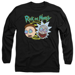Rick and Morty Blown Minds - Men's Long Sleeve T-Shirt Men's Long Sleeve T-Shirt Rick and Morty   
