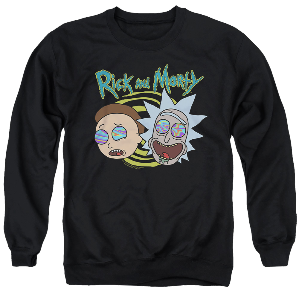 Rick and Morty Blown Minds - Men's Crewneck Sweatshirt Men's Crewneck Sweatshirt Rick and Morty   