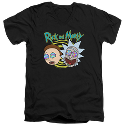 Rick and Morty Blown Minds - Men's V-Neck T-Shirt Men's V-Neck T-Shirt Rick and Morty   