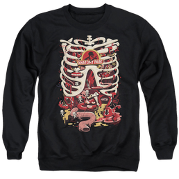 Rick and Morty Anatomy Park Logo - Men's Crewneck Sweatshirt Men's Crewneck Sweatshirt Rick and Morty   