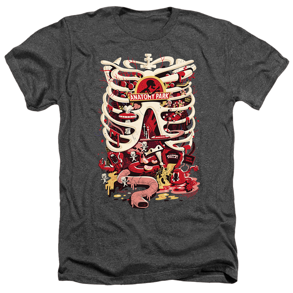 Rick and Morty Anatomy Park Logo - Men's Heather T-Shirt Men's Heather T-Shirt Rick and Morty   