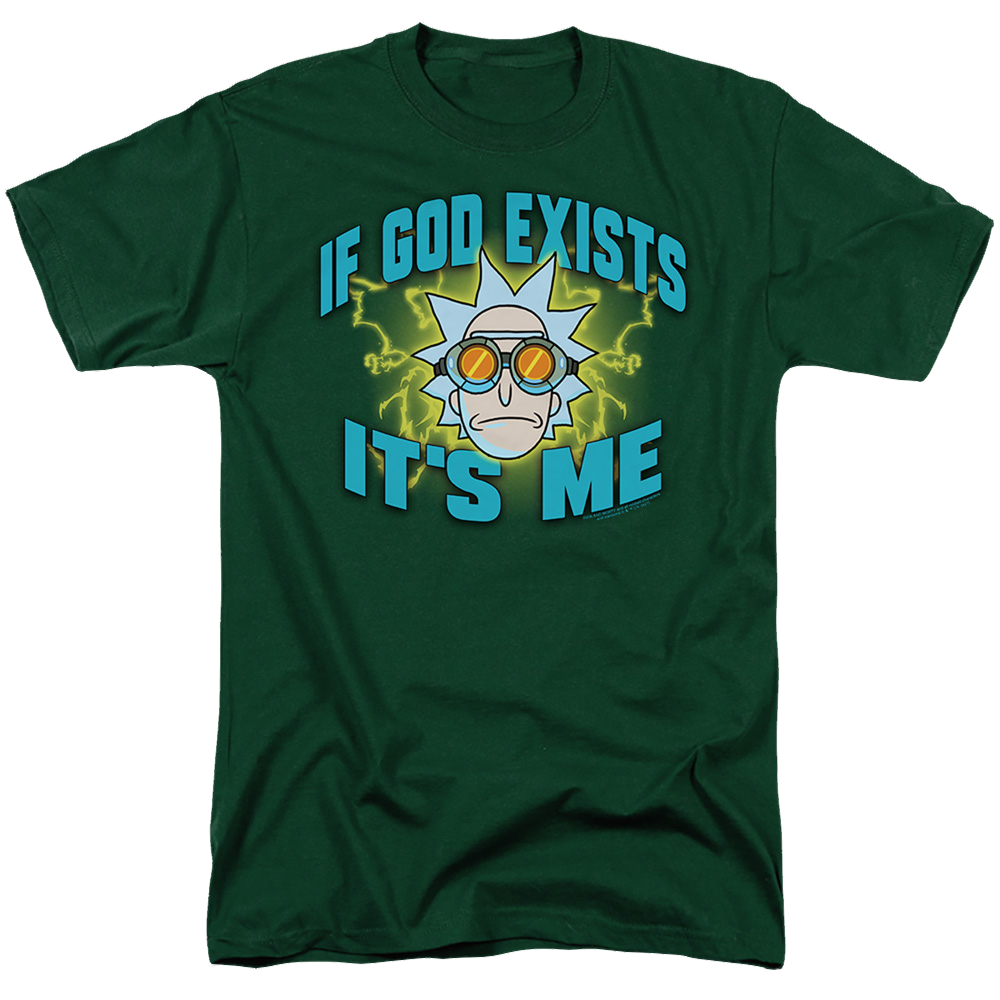 Rick and Morty If God Exists - Men's Regular Fit T-Shirt Men's Regular Fit T-Shirt Rick and Morty   
