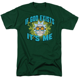 Rick and Morty If God Exists - Men's Regular Fit T-Shirt Men's Regular Fit T-Shirt Rick and Morty   
