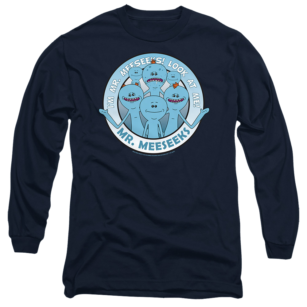 Rick and Morty Mr Meeseeks - Men's Long Sleeve T-Shirt Men's Long Sleeve T-Shirt Rick and Morty   