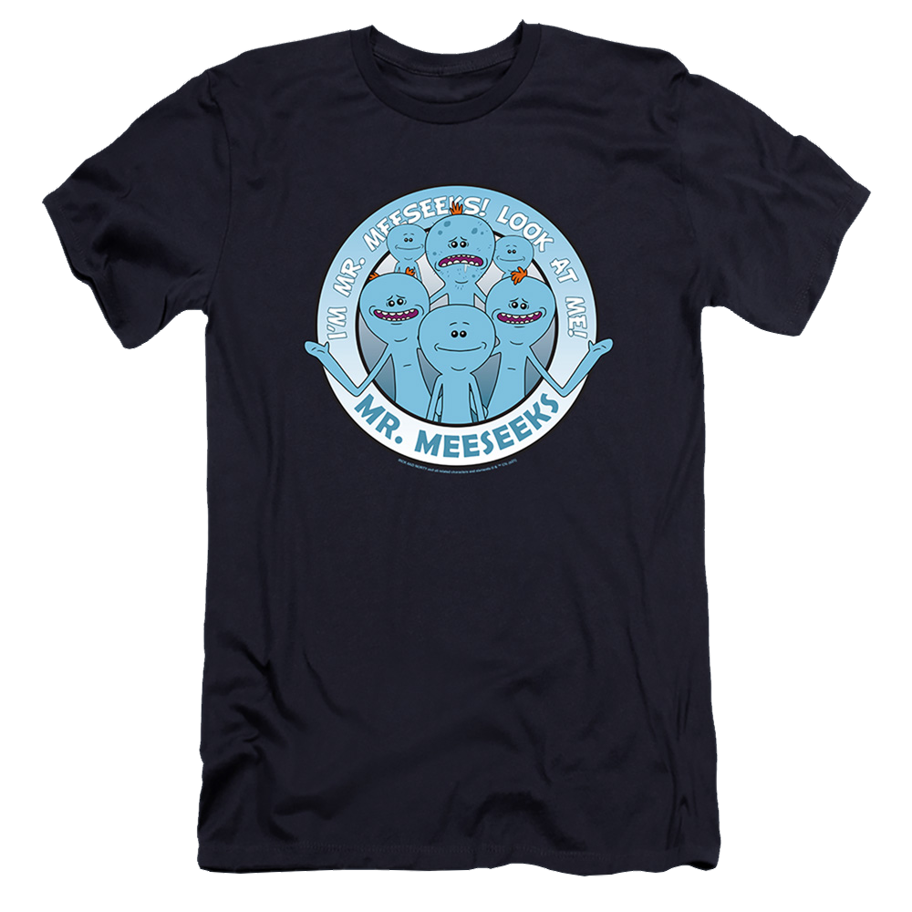 Rick and Morty Mr Meeseeks - Men's Premium Slim Fit T-Shirt Men's Premium Slim Fit T-Shirt Rick and Morty   