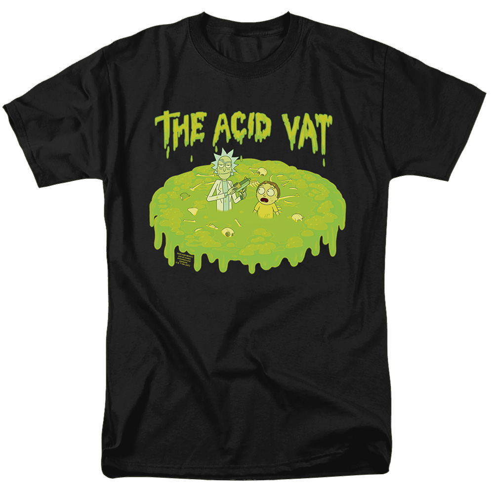 Rick and Morty The Acid Vat - Men's Regular Fit T-Shirt Men's Regular Fit T-Shirt Rick and Morty   