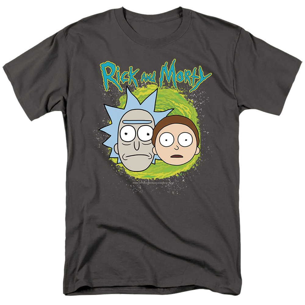 Rick and Morty Floating Heads - Men's Regular Fit T-Shirt Men's Regular Fit T-Shirt Rick and Morty   