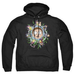 Rick and Morty Multiple Morty - Pullover Hoodie Pullover Hoodie Rick and Morty   