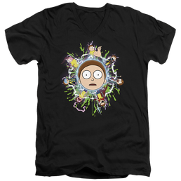 Rick and Morty Multiple Morty - Men's V-Neck T-Shirt Men's V-Neck T-Shirt Rick and Morty   