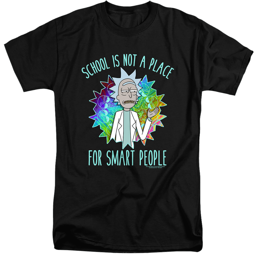Rick and Morty School - Men's Tall Fit T-Shirt Men's Tall Fit T-Shirt Rick and Morty   