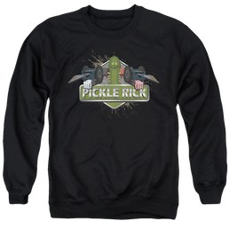 Rick and Morty Pickle Rick - Men's Crewneck Sweatshirt Men's Crewneck Sweatshirt Rick and Morty   