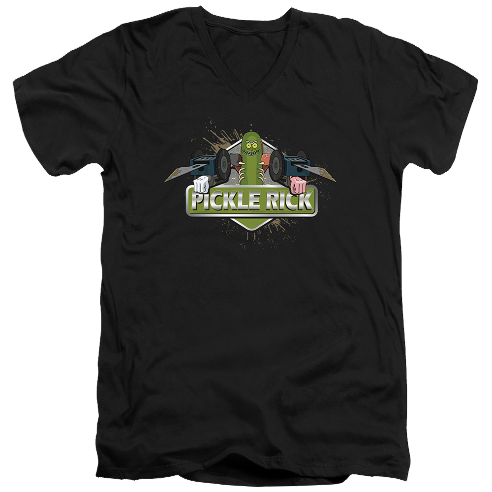 Rick and Morty Pickle Rick - Men's V-Neck T-Shirt Men's V-Neck T-Shirt Rick and Morty   