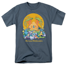Rick and Morty Rest And Ricklaxation - Men's Regular Fit T-Shirt Men's Regular Fit T-Shirt Rick and Morty   