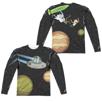 Rick and Morty In Space men's all-over print long sleeve