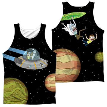 Rick and Morty In Space men's all-over print tank