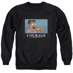 Rick and Morty Courage Poster - Men's Crewneck Sweatshirt Men's Crewneck Sweatshirt Rick and Morty   