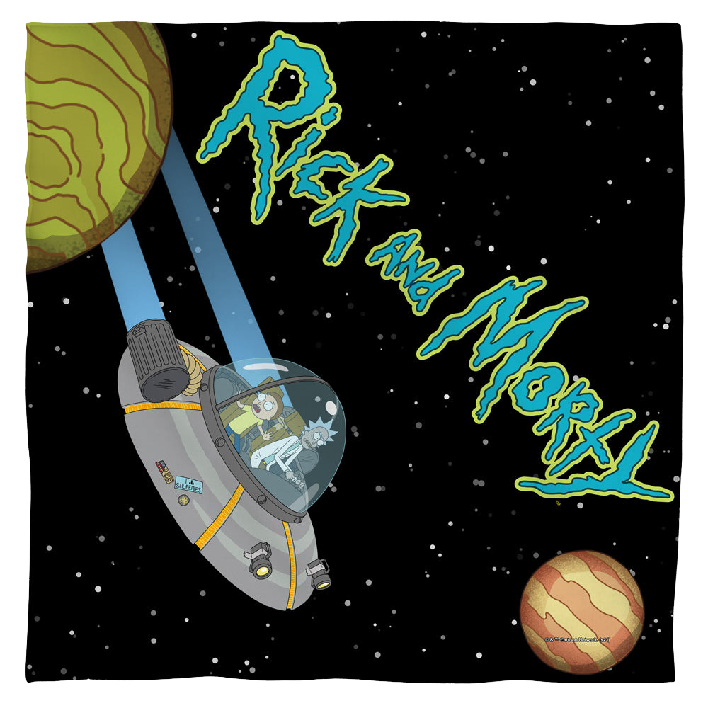 Rick and Morty Rick And Morty In Space - Bandana Bandanas Rick and Morty   
