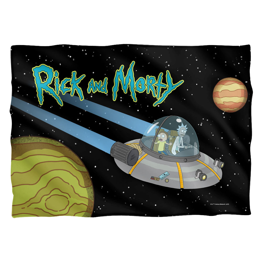 Rick and Morty Rick And Morty In Space - Pillow Case Pillow Cases Rick and Morty   