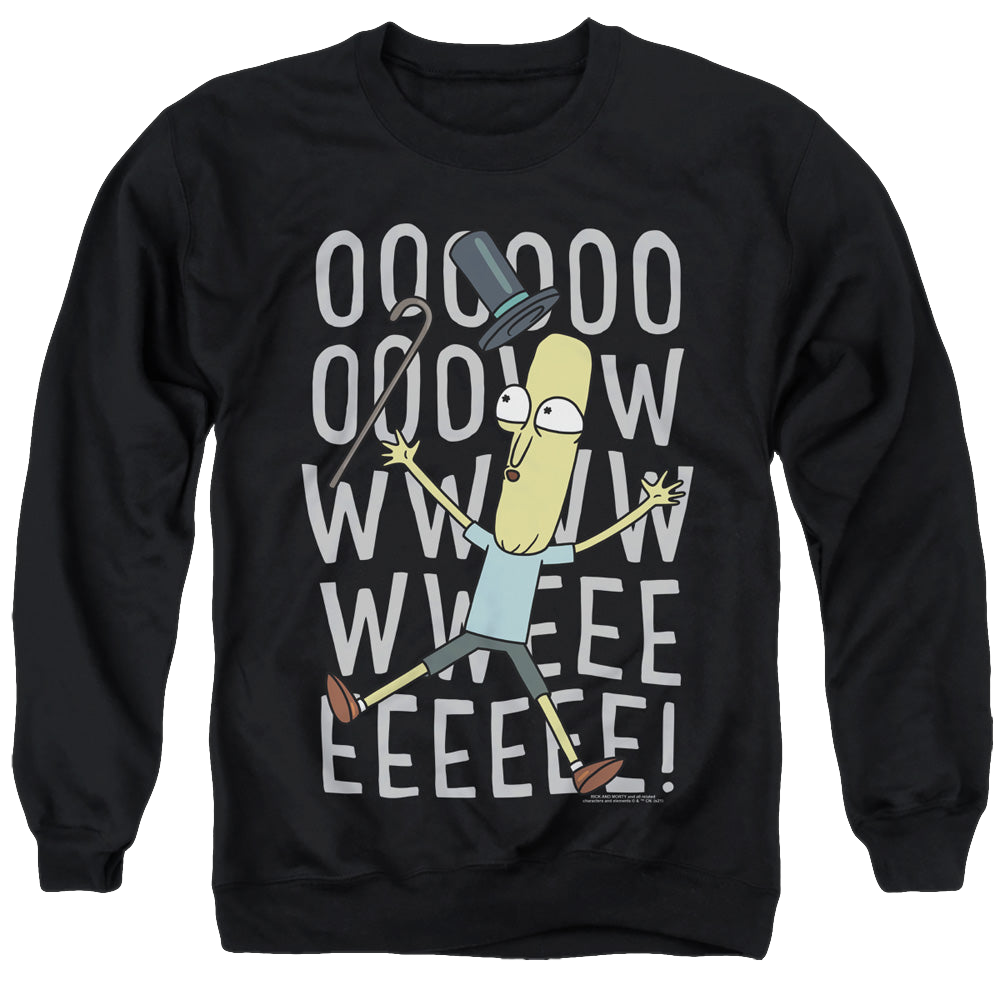 Rick and Morty Oowweeeee - Men's Crewneck Sweatshirt Men's Crewneck Sweatshirt Rick and Morty   