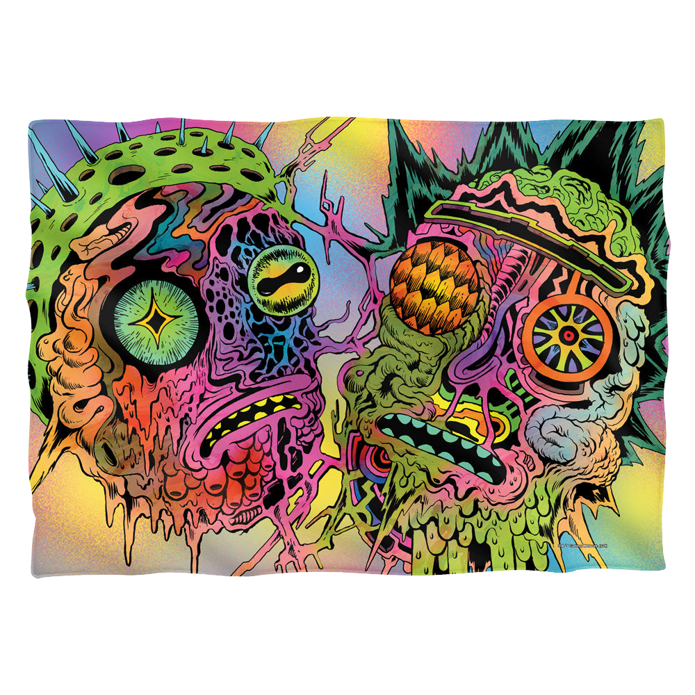 Rick and Morty Psychedelic Melt - Pillow Case Pillow Cases Rick and Morty   