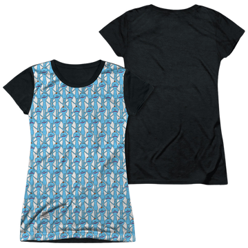 Rick and Morty Mr Meeseeks juniors black back t-shirt