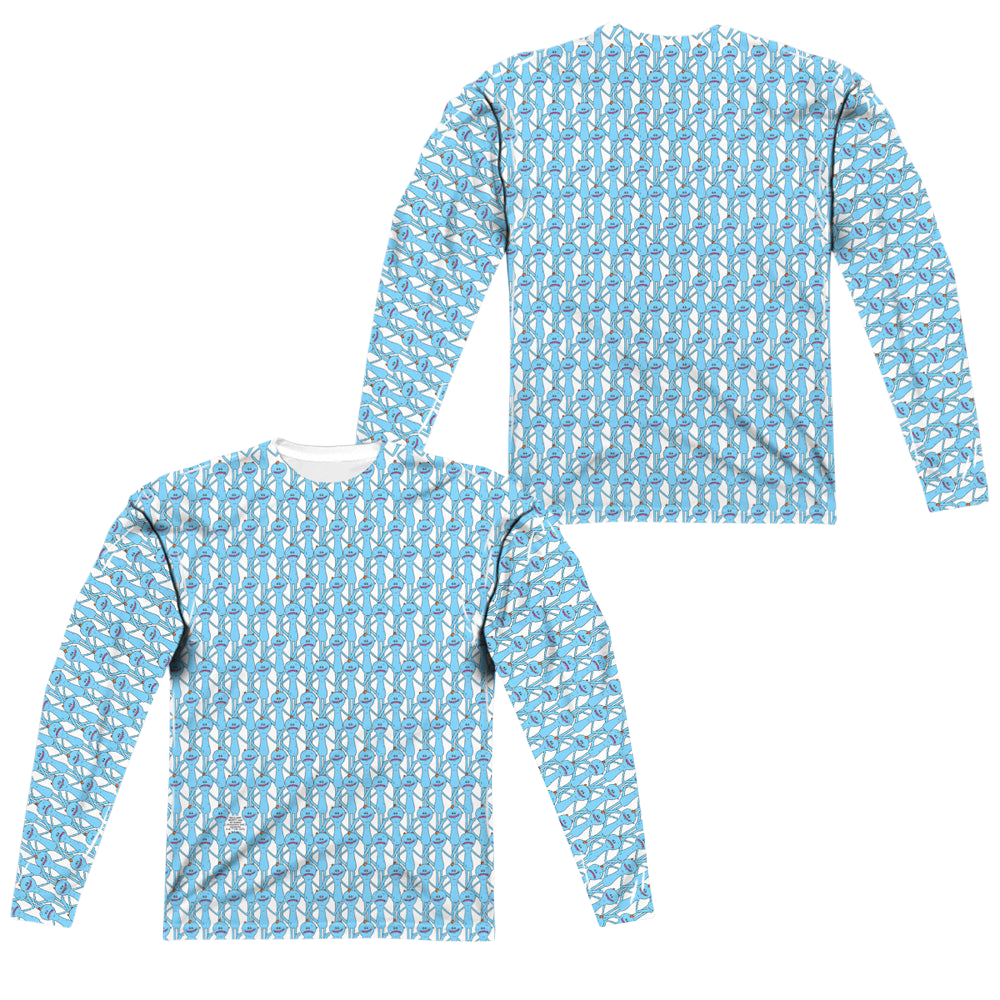 Rick and Morty Mr Meeseeks - Men's All-Over Print Long Sleeve Men's All-Over Print Long Sleeve Rick and Morty   