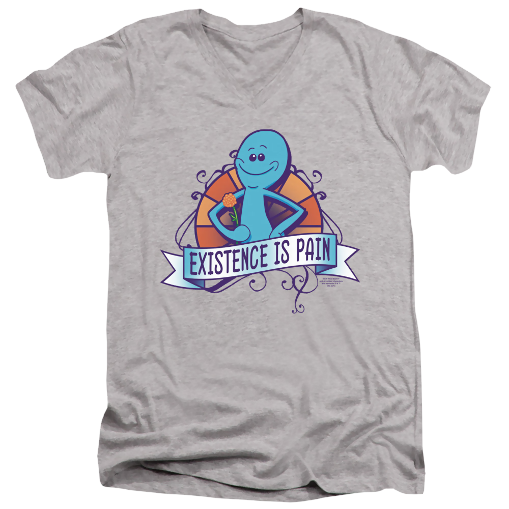 Rick and Morty Existence Is Pain - Men's V-Neck T-Shirt Men's V-Neck T-Shirt Rick and Morty   