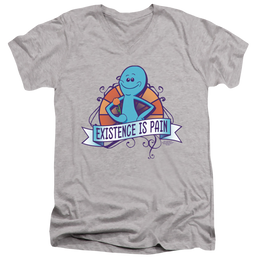 Rick and Morty Existence Is Pain - Men's V-Neck T-Shirt Men's V-Neck T-Shirt Rick and Morty   