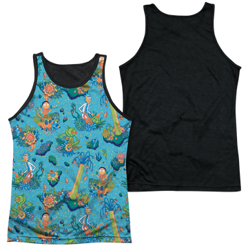 Rick and Morty Ricktanical men's black back tank