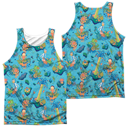 Rick and Morty Ricktanical - Men's All Over Print Tank Top Men's All Over Print Tank Rick and Morty   