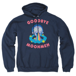 Rick and Morty Goodbye Moonmen - Pullover Hoodie Pullover Hoodie Rick and Morty   