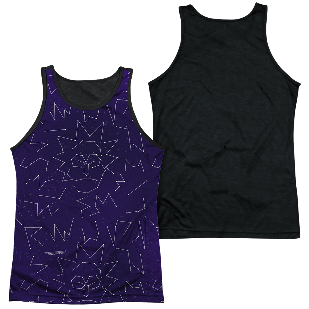 Rick and Morty Stars - Men's Black Back Tank Top Men's Black Back Tank Rick and Morty   