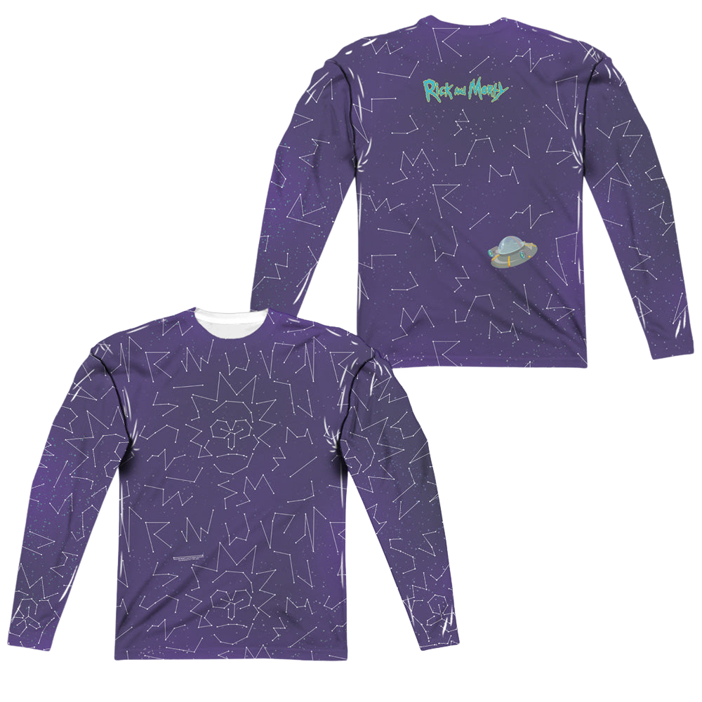 Rick and Morty Stars - Men's All-Over Print Long Sleeve Men's All-Over Print Long Sleeve Rick and Morty   