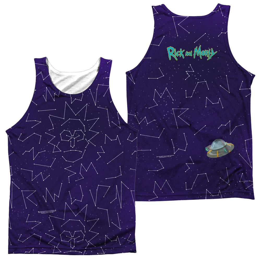 Rick and Morty Stars - Men's All Over Print Tank Top Men's All Over Print Tank Rick and Morty   