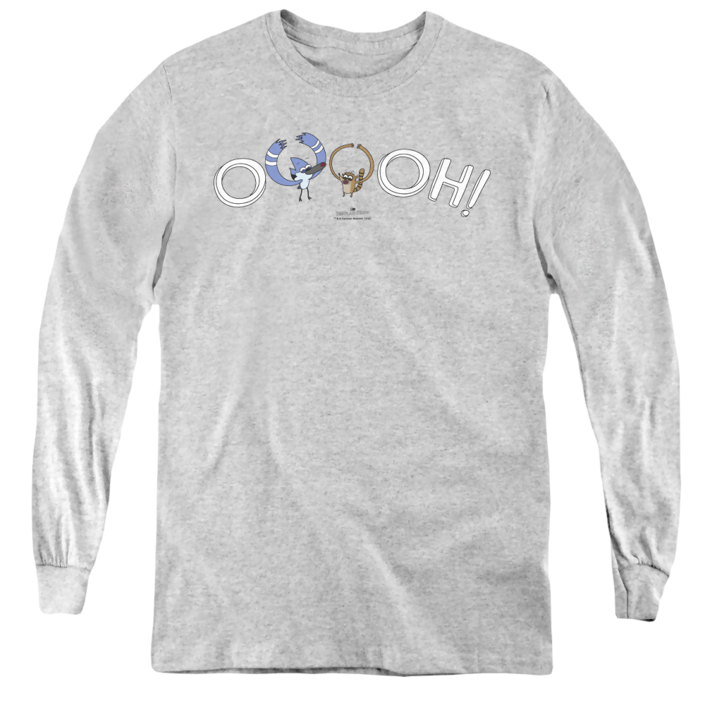 Regular Show, The Ooooh - Youth Long Sleeve T-Shirt Youth Long Sleeve T-Shirt The Regular Show   