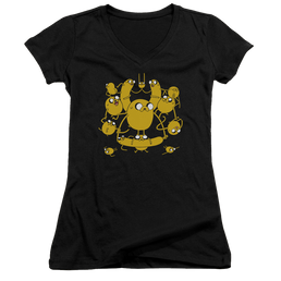 Adventure Time Jakes - Juniors V-Neck T-Shirt Juniors V-Neck T-Shirt Adventure Time   