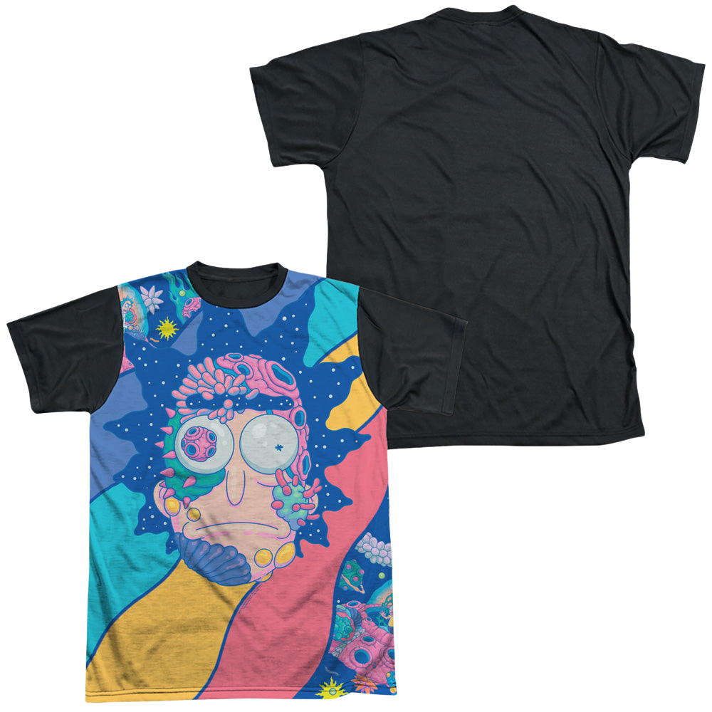 Rick and Morty Goodbye - Men's Black Back T-Shirt Men's Black Back T-Shirt Rick and Morty   