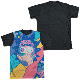 Rick and Morty Goodbye - Men's Black Back T-Shirt Men's Black Back T-Shirt Rick and Morty   