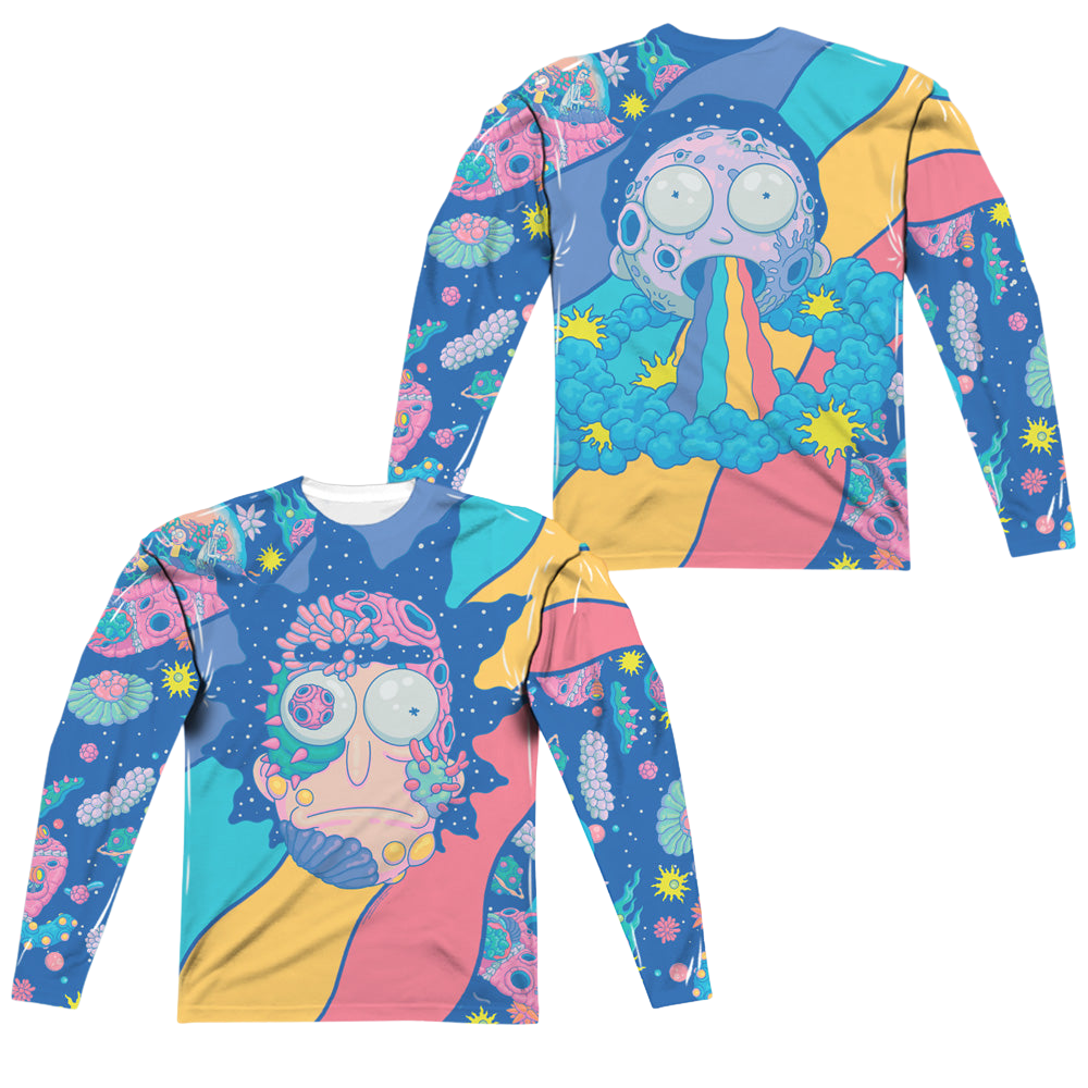 Rick and Morty Goodbye - Men's All-Over Print Long Sleeve Men's All-Over Print Long Sleeve Rick and Morty   