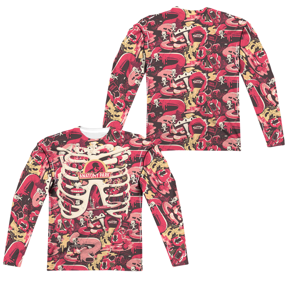 Rick and Morty Anatomy Park - Men's All-Over Print Long Sleeve Men's All-Over Print Long Sleeve Rick and Morty   