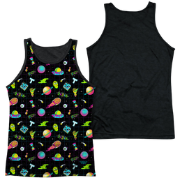 Rick and Morty Opening Icons - Men's Black Back Tank Top Men's Black Back Tank Rick and Morty   