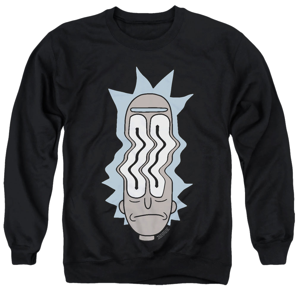 Rick and Morty Rick Waves - Men's Crewneck Sweatshirt Men's Crewneck Sweatshirt Rick and Morty   