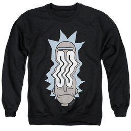 Rick and Morty Rick Waves - Men's Crewneck Sweatshirt Men's Crewneck Sweatshirt Rick and Morty   